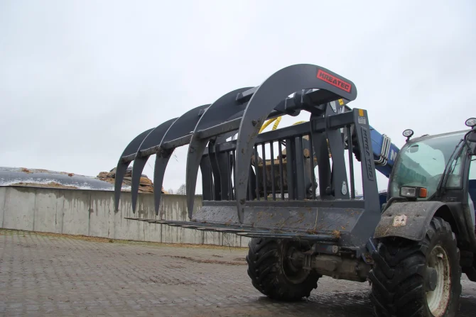 Dungzange mit Federstahlzinken 2-Zyl. KR-KR-HEAVY