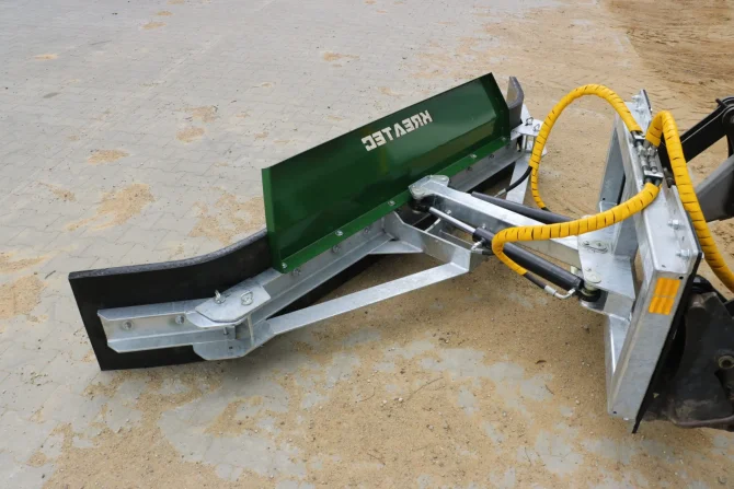 Gummischieber hydraulisch, verzinkt KR-ZG-H